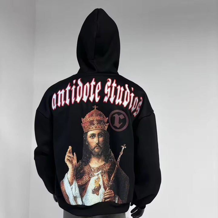Black hoodie
